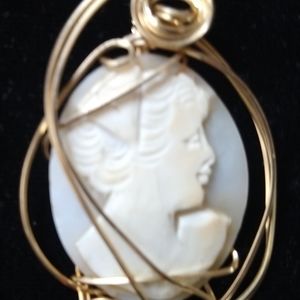 Pale Pink Shell Cameo